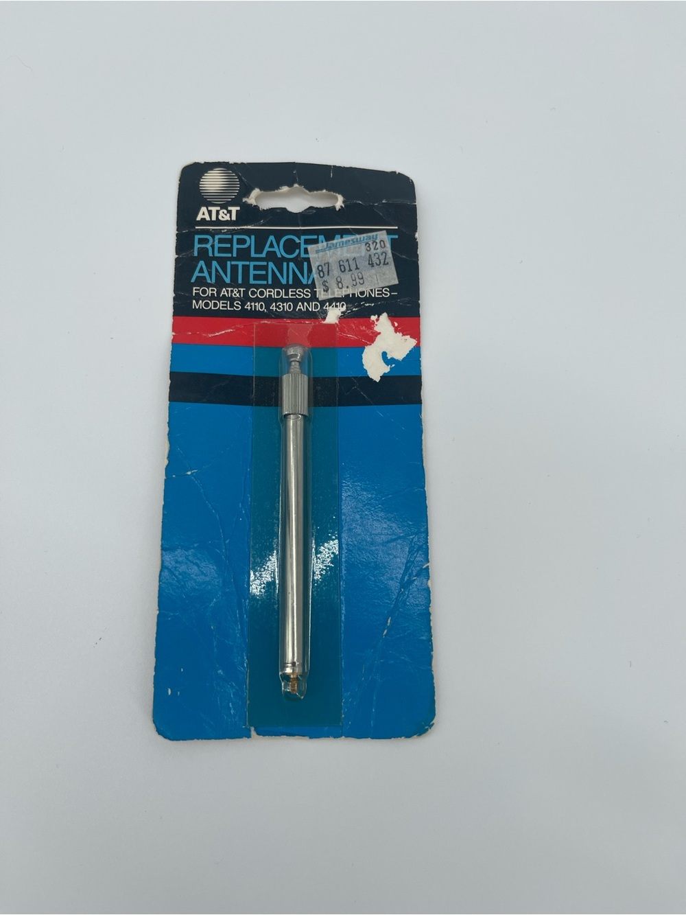 Vintage 80s AT&T Replacement Telescopic Antenna for Cordless Phones